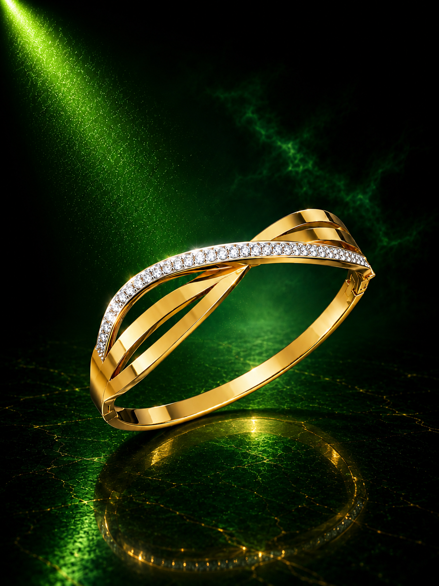Crystal Twist Kada