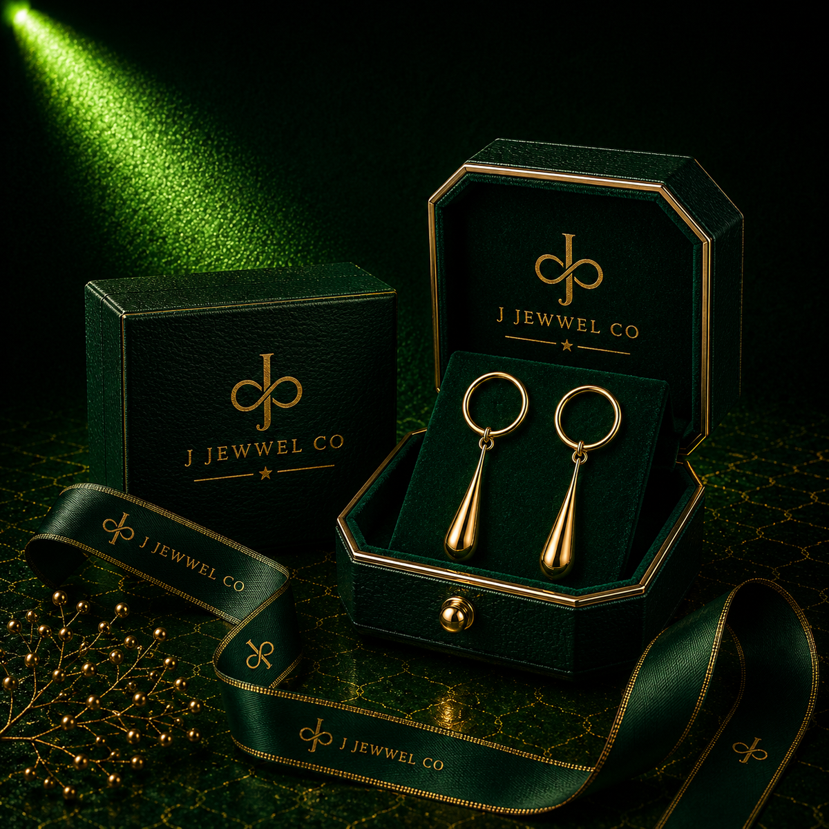 Liquid Gold Drop Earrings
