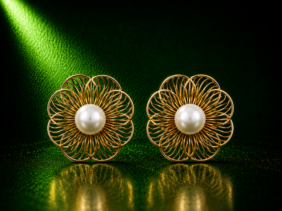 Pearl Bloom Earrings