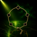 Midnight Clover Bracelet