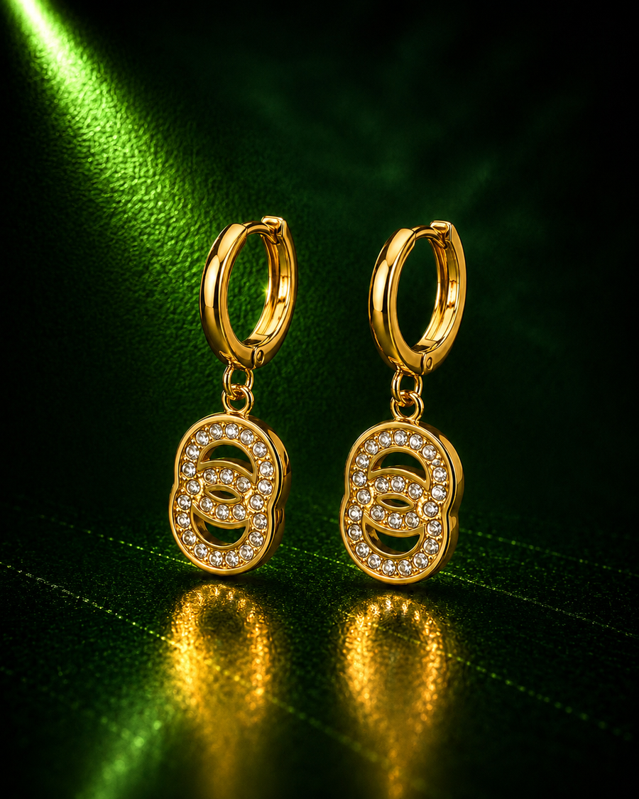 Infinity Spark Earrings