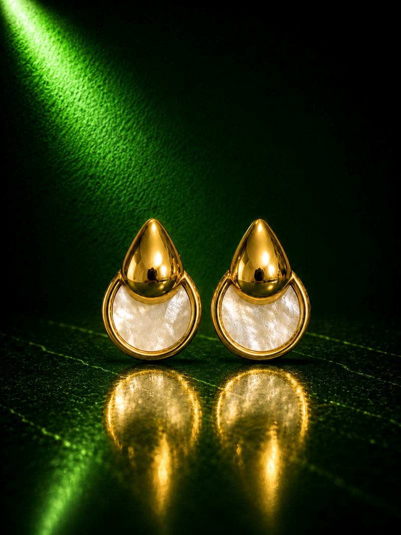 Golden Moon Earrings