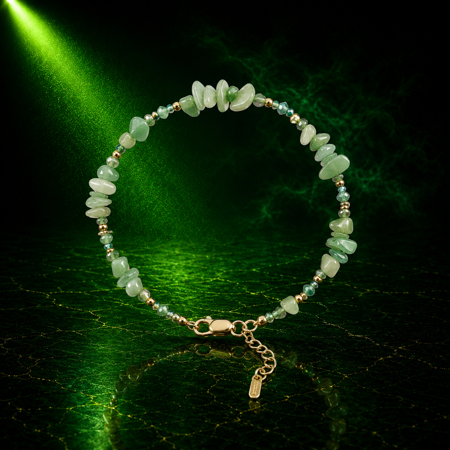 Verdant Jade Beaded Bracelet