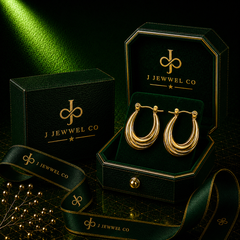 Fluid Gold Hoops Earrings