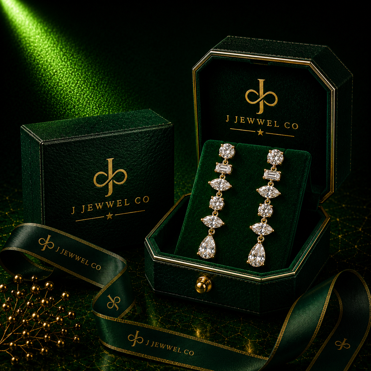 Diamond Cascade Earrings