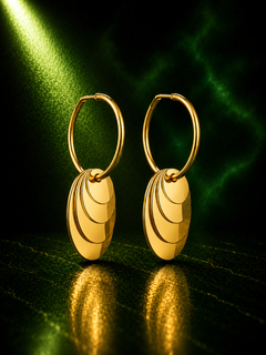 Golden Eclipse Earrings