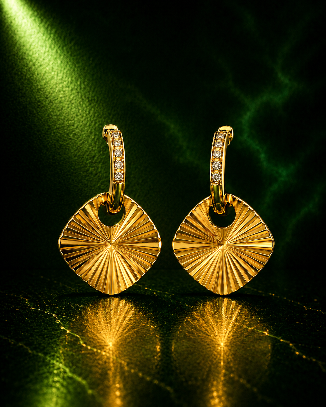 Solar Luxe Drop Earrings