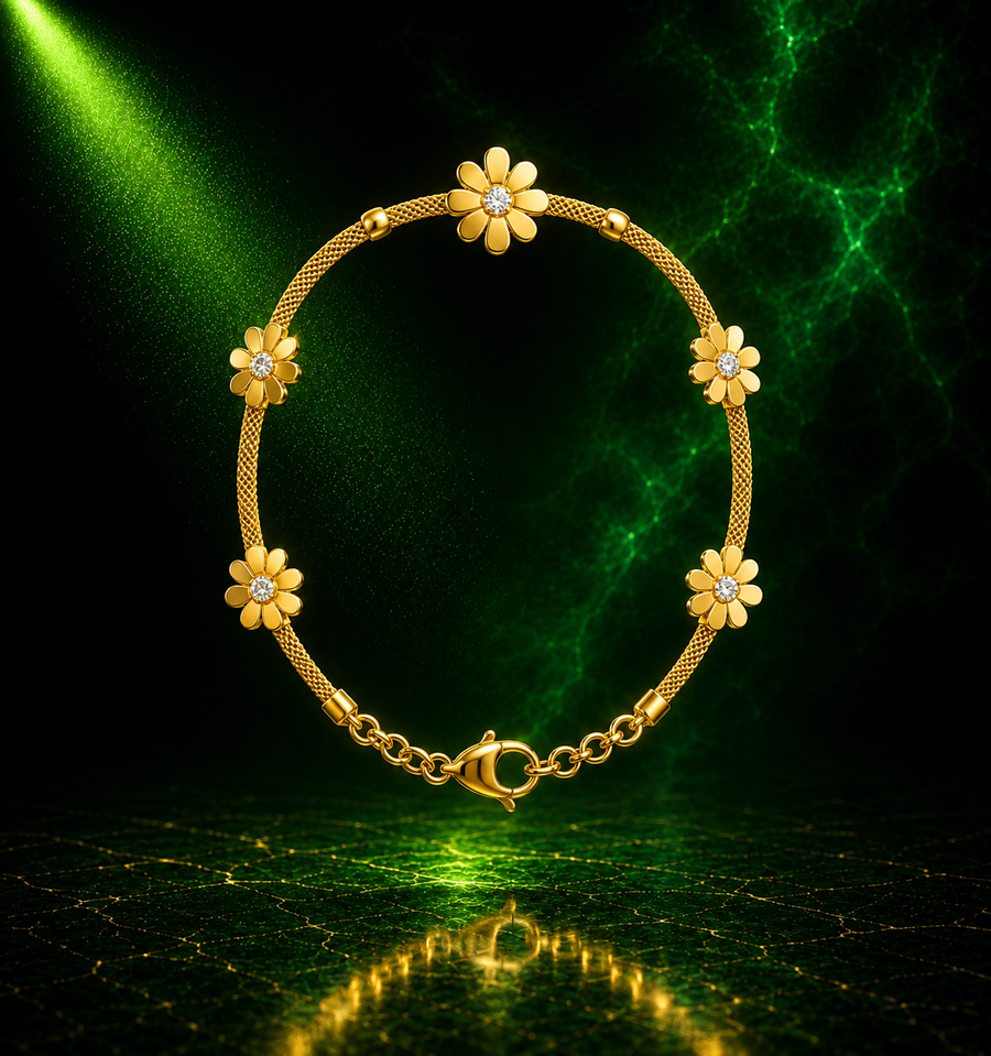 Golden Daisy Bracelet