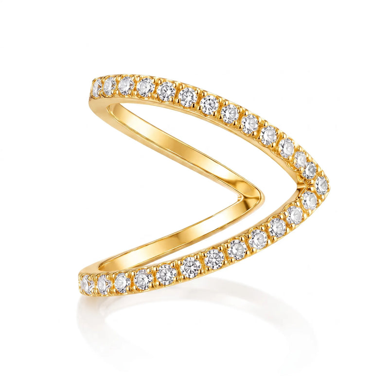Vérité Chevron Ring